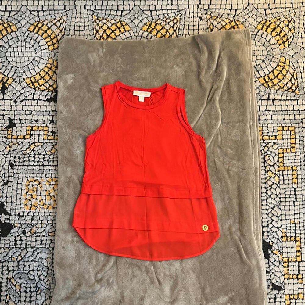 Michael Kors Sleeveless Layered Top